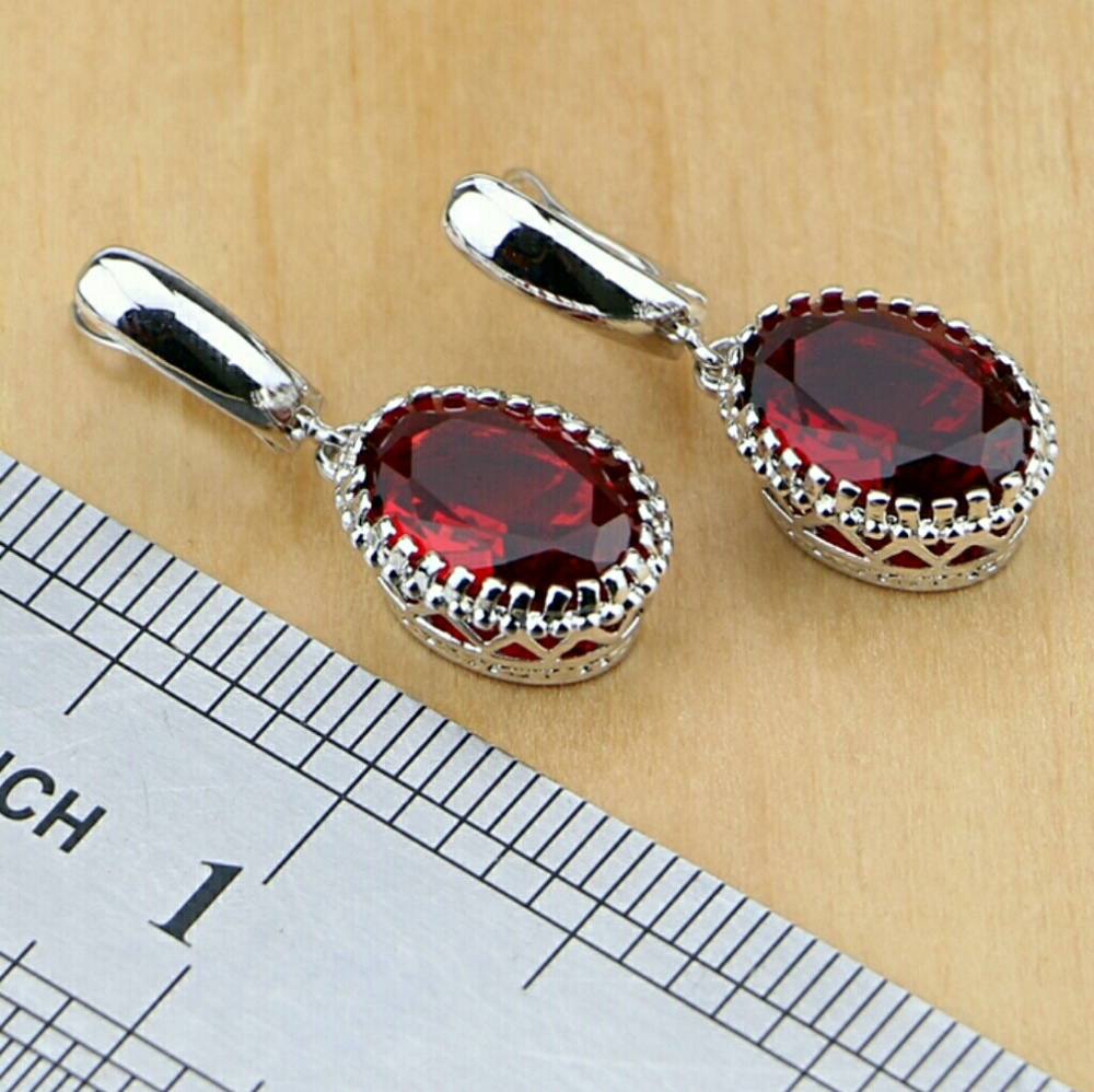 Red Earrings Women's NWOT Jewelry / Donation